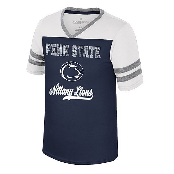 Детская футболка Penn State Nittany Lions Princess Bubblegum Bling в цвете navy Colosseum — фото 3