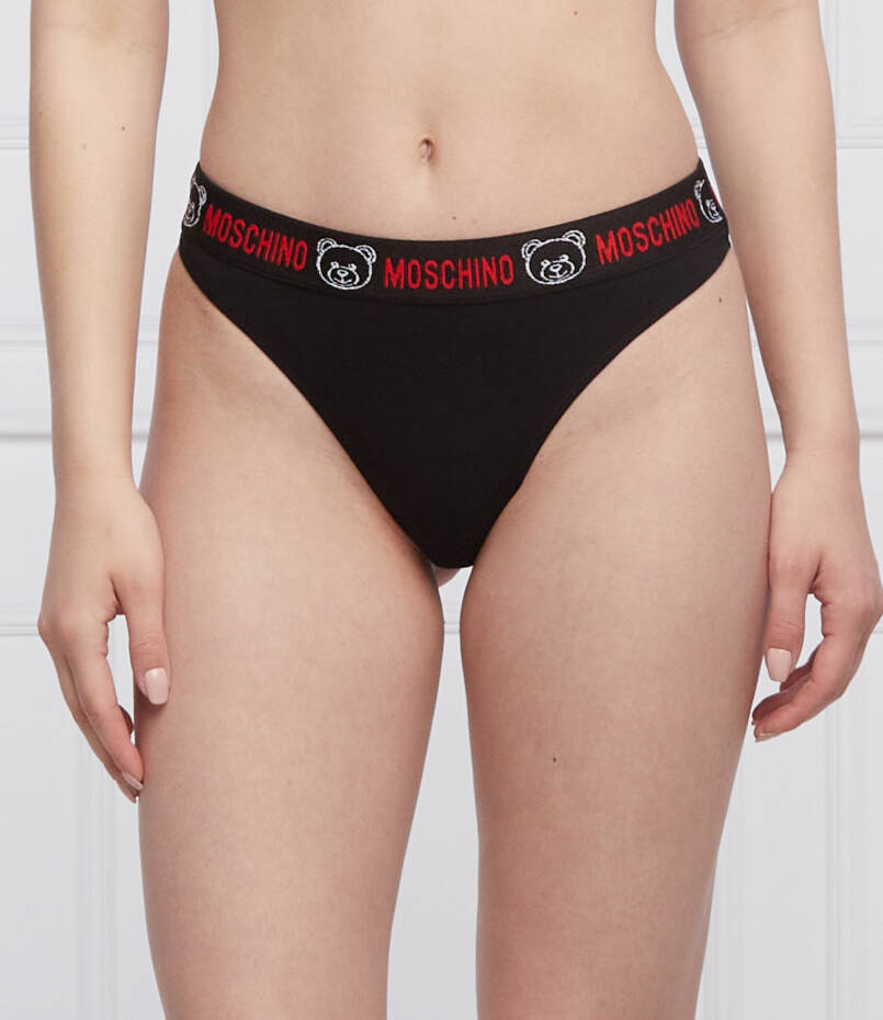 

Стринги Moschino Underwear, черный