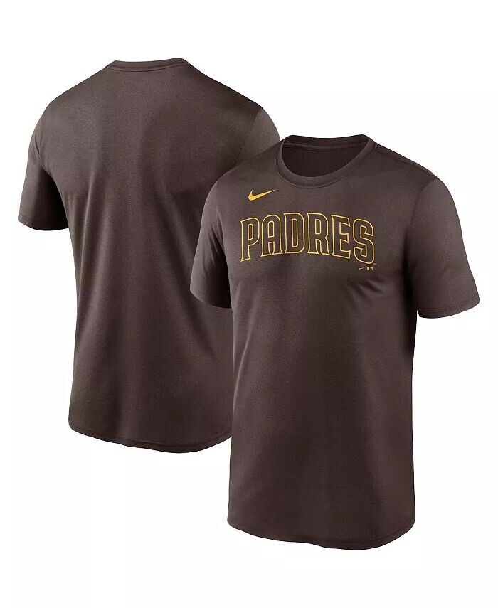 

Мужская коричневая футболка San Diego Padres Wordmark Legend Nike