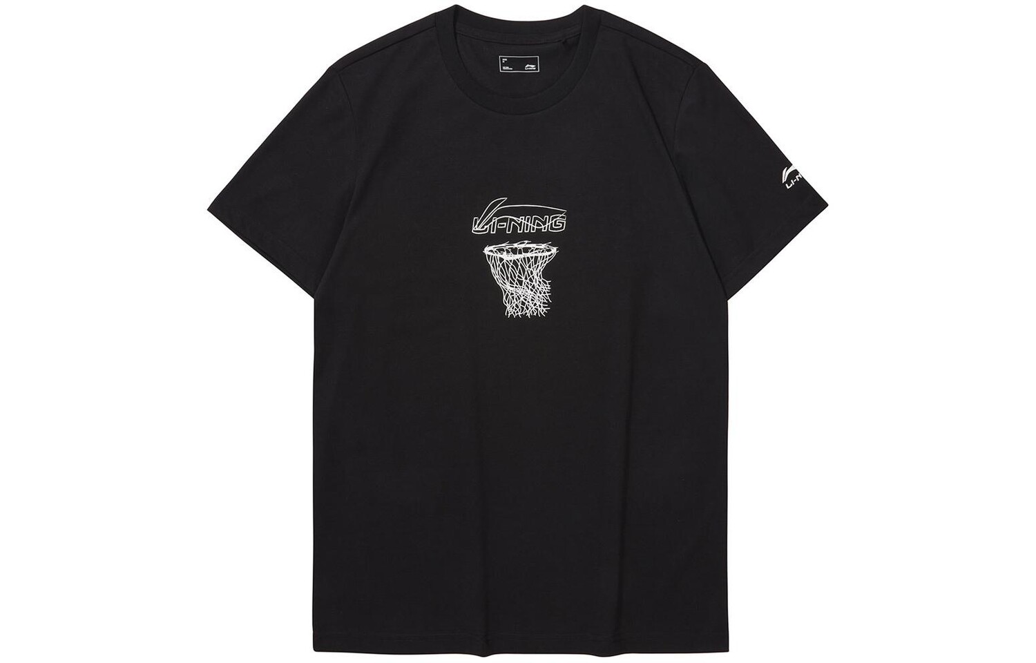 

Спортивная модная коллекция футболок для мужчин, черная Lining, черный