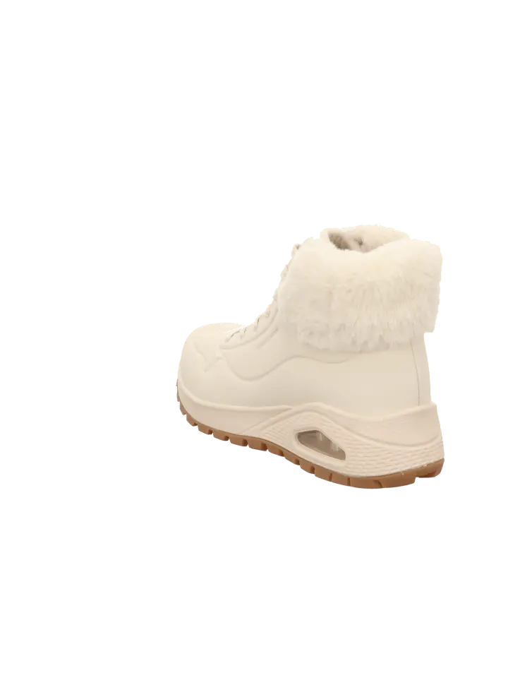 Ботинки женские Skechers на шнуровке, бежевый — фото 3