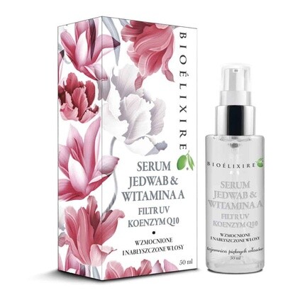 

Silk Serum Витамин А укрепляющая сыворотка для волос с УФ-фильтром и коэнзимом Q10 50 мл Bioelixir