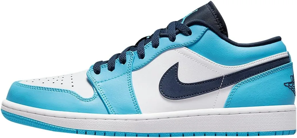 Мужские баскетбольные кроссовки Nike Air Jordan 1 Low, белый/темно-синий