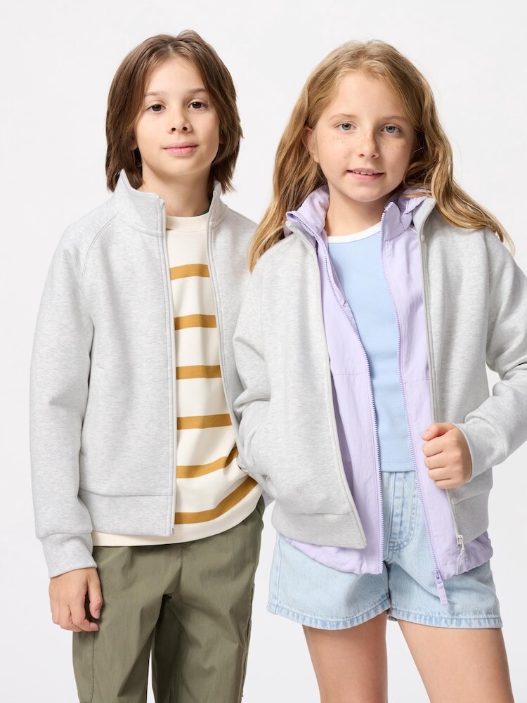 

Куртка dry sweat на молнии Uniqlo, цвет 02 серый