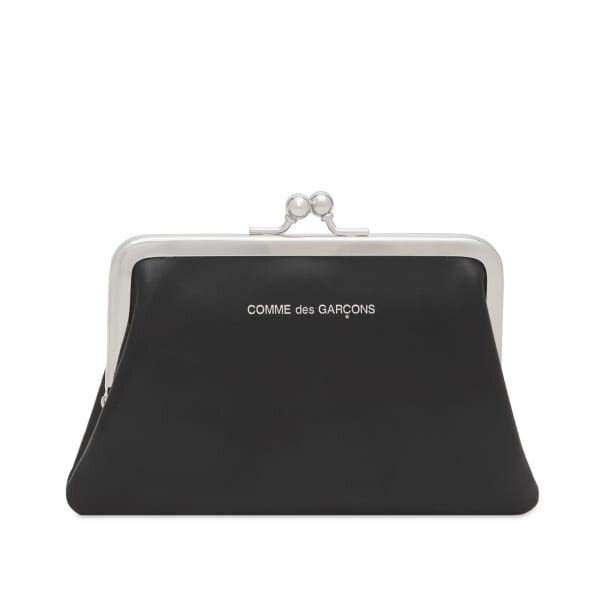 

Кошелек с застежкой «поцелуй» Comme Des Garçons Wallet, черный