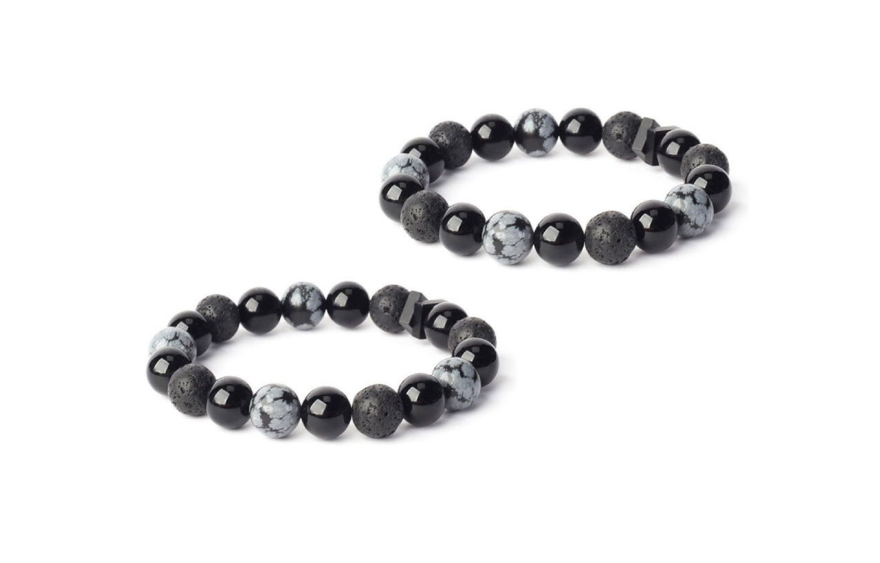 

SHARK BABY Белый бирюзовый синтетический нефритовый браслет Unisex