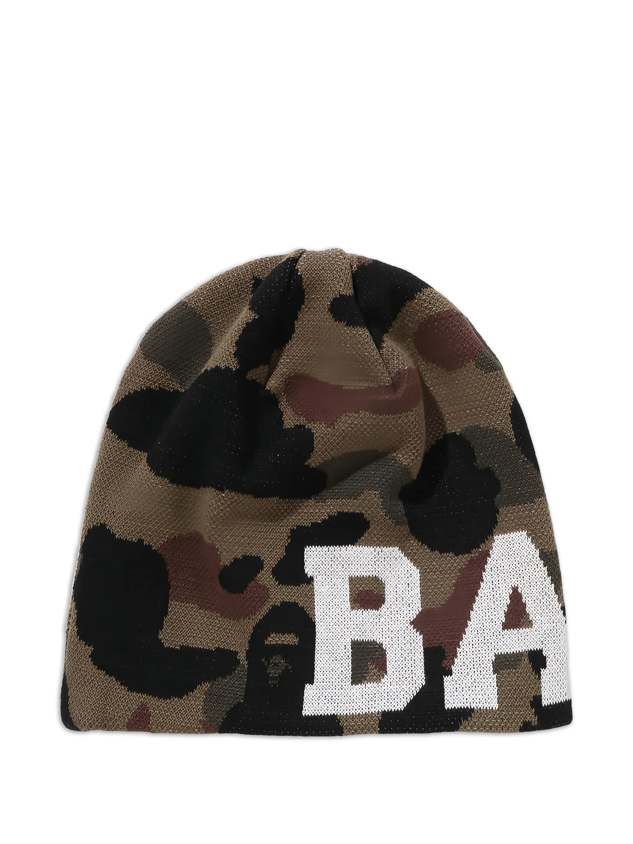 

Шапка бини с камуфляжным узором A Bathing Ape, коричневый