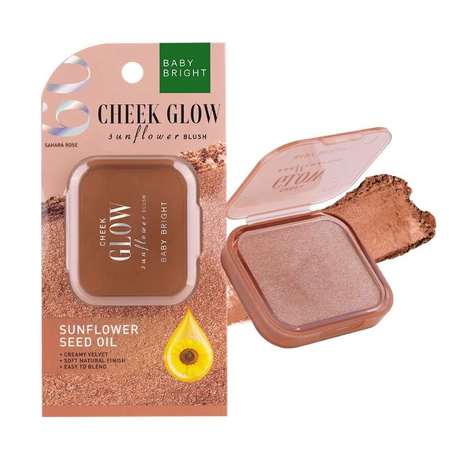 

Baby Bright Румяна Cheek Glow Sunflower 5,2 г 09 Сахара Роза, Sahara Rose