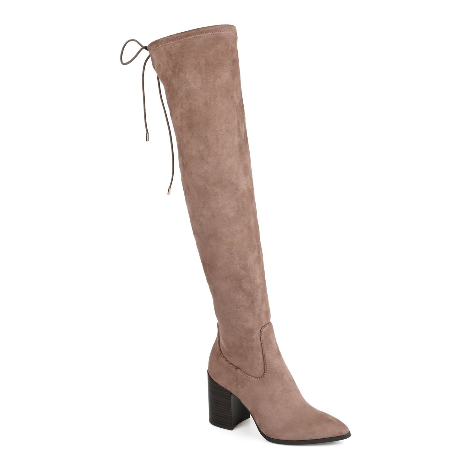 Женские высокие сапоги до бедра из пенопласта Journee Collection Paras Tru Comfort Foam Journee Collection, серо-коричневый — фото 4