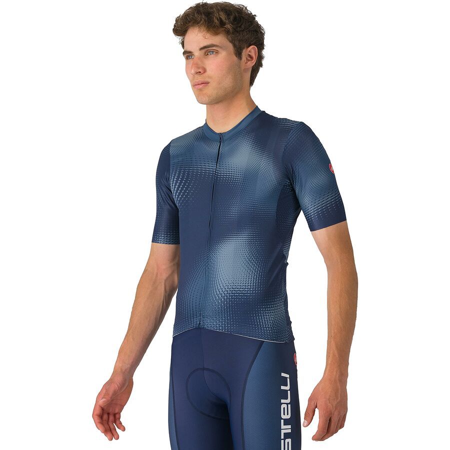 

Футболка Castelli Vortice Castelli, Belgian Blue/Light Steel Blue