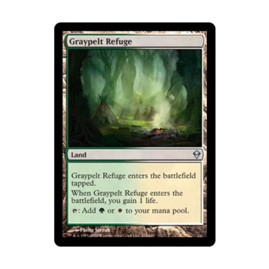 

CCG Убежище Серой Шкуры (U), MTG - Zendikar