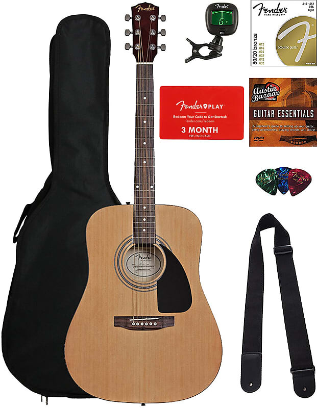 

Акустическая гитара Fender 0950816021-COMBO-PLAY 2020 Natural