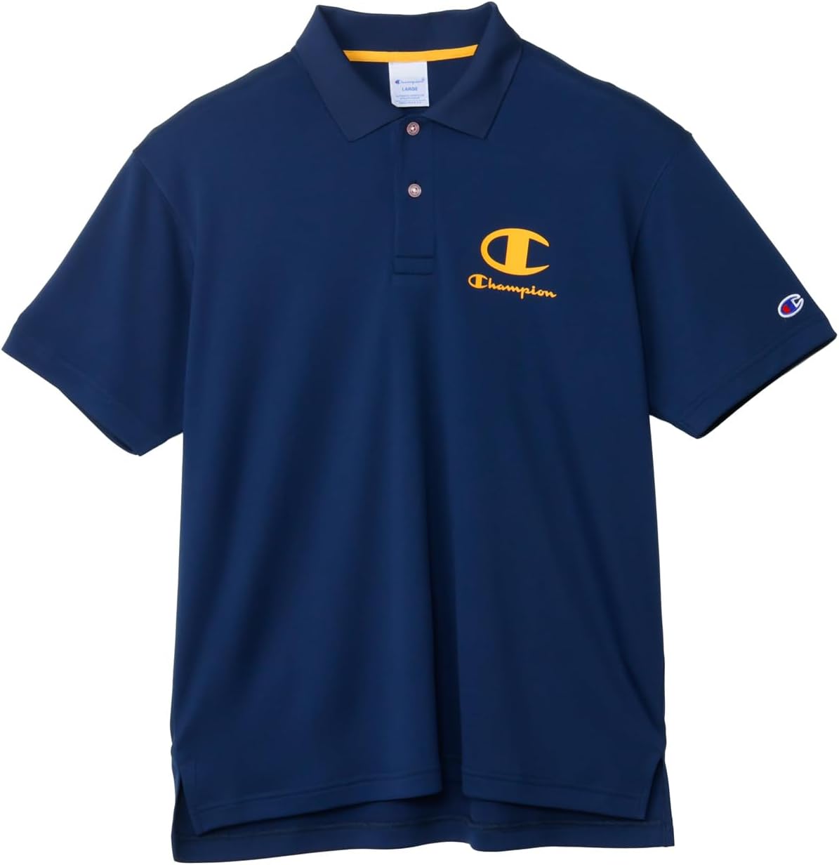 

Мужская рубашка-поло для гольфа, короткий рукав, быстросохнущая, с защитой от УФ-излучения, логотип в одной точке Champion, темно-синий
