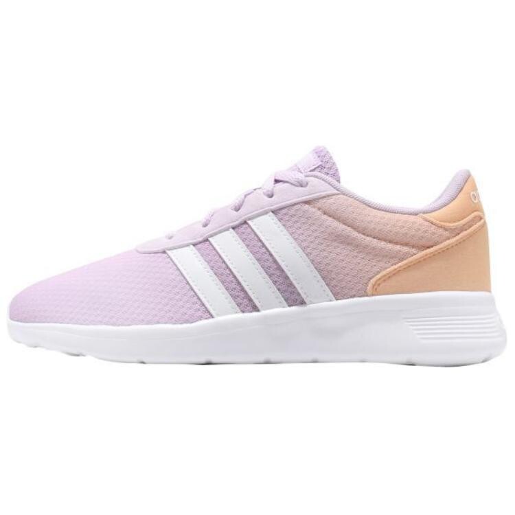 

Кроссовки Lite Racer Lifestyle женские с низким верхом розового/белого цвета Adidas, розовый