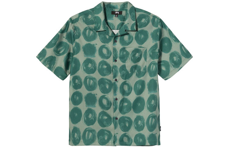 

Рубашка унисекс Stussy, зеленый