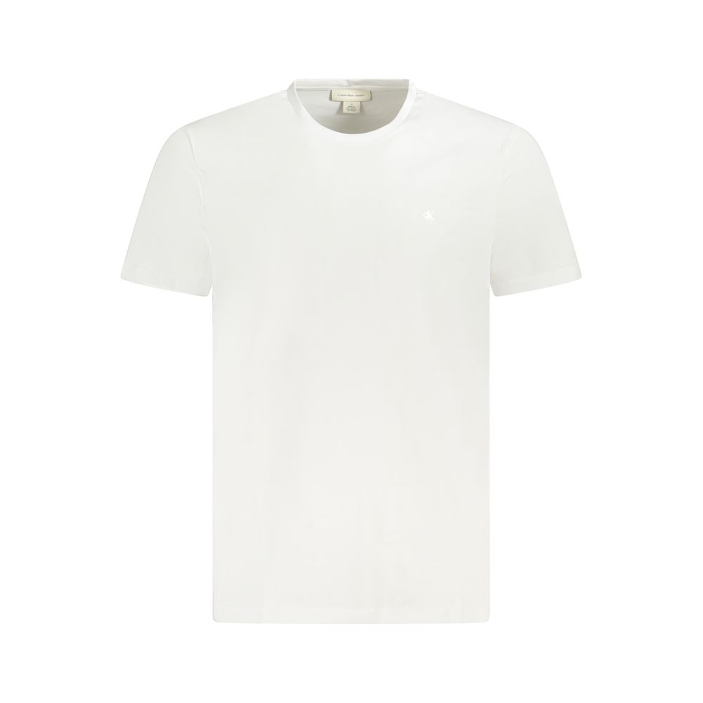 Белая хлопковая футболка Calvin Klein