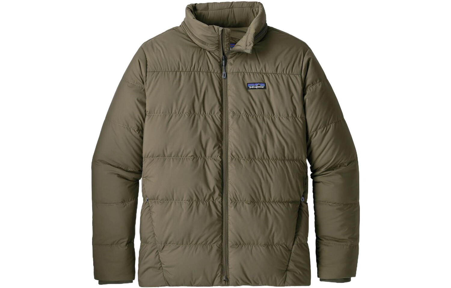 

Бесшумный пуховик для мужчин Patagonia, цвет Green/Basin Green