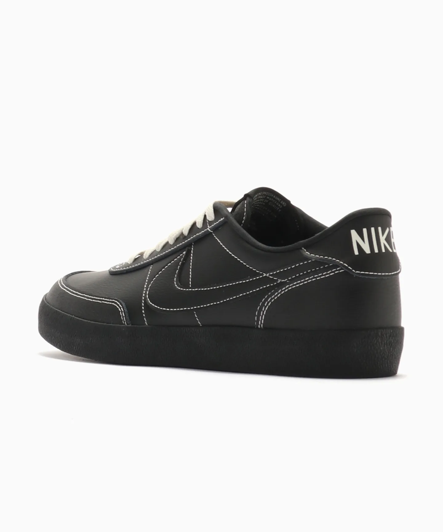 Мужские кроссовки из натуральной кожи Killshot 2 LTR Nike чёрные — фото 3