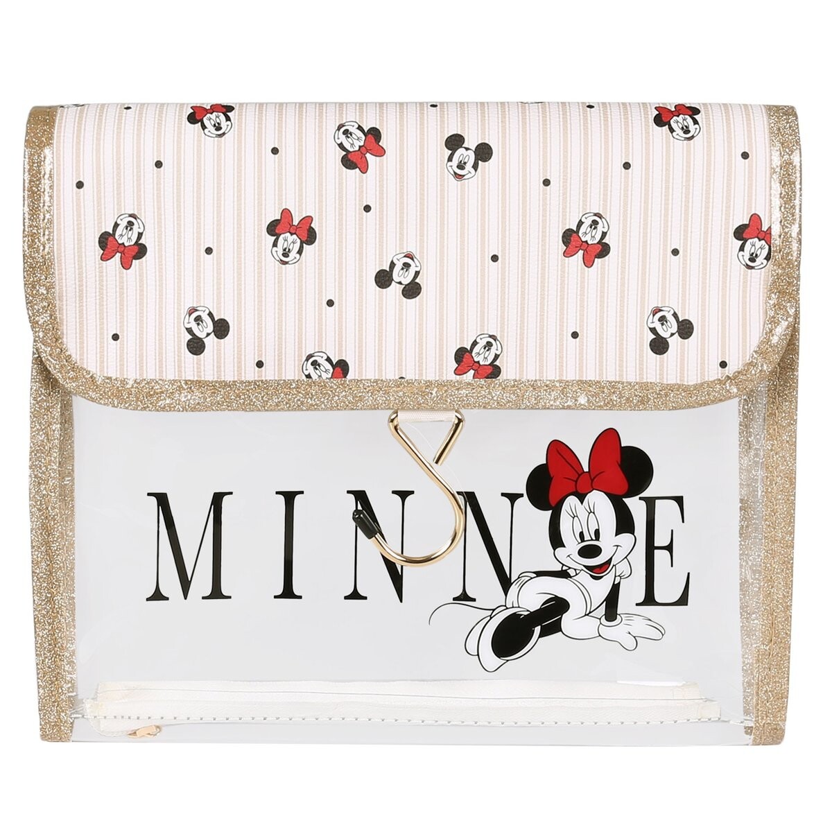 Minnie Mouse Disney Прозрачная складная косметичка 26x24см — фото 2