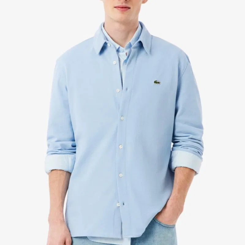 Футболка с длинным рукавом LACOSTE, White/001 — фото 4