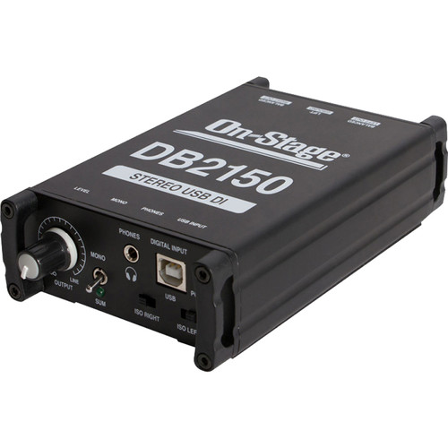 

Директ-бокс On-Stage DB2150 Stereo USB DAC - Direct Box DB2150
