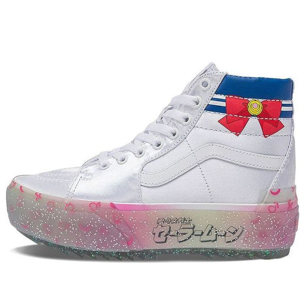 

Кроссовки sailor moon x sk8-hi stacked 'pretty guardian - silver' Vans, белый