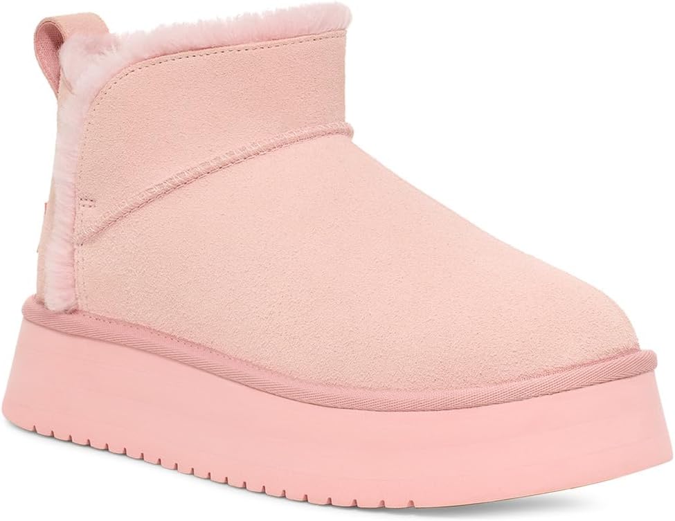 Женские ботинки Koolaburra by UGG Koola Ultra Mini замшевые на платформе, светло-розовый
