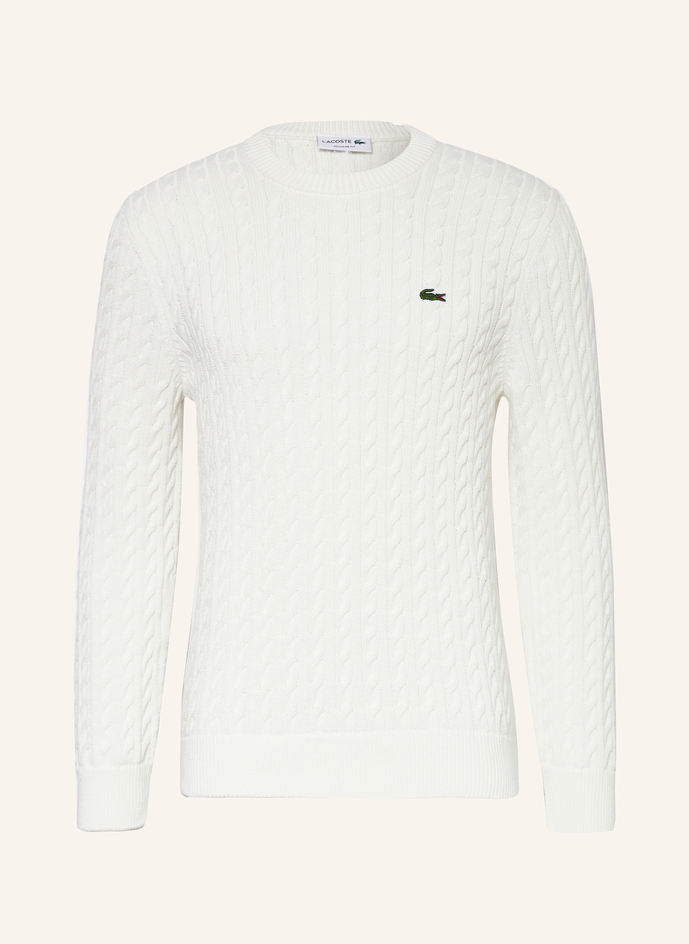 

Свитер Lacoste, белый