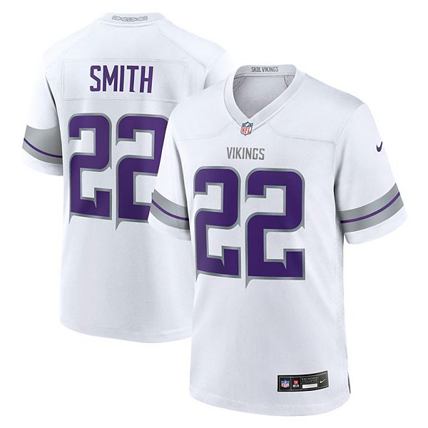 

Мужская белая альтернативная игровая футболка Minnesota Vikings Harrison Smith Nike
