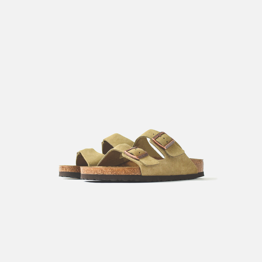 Сандалии Birkenstock WMNS Arizona Suede, серо-коричневый — фото 3