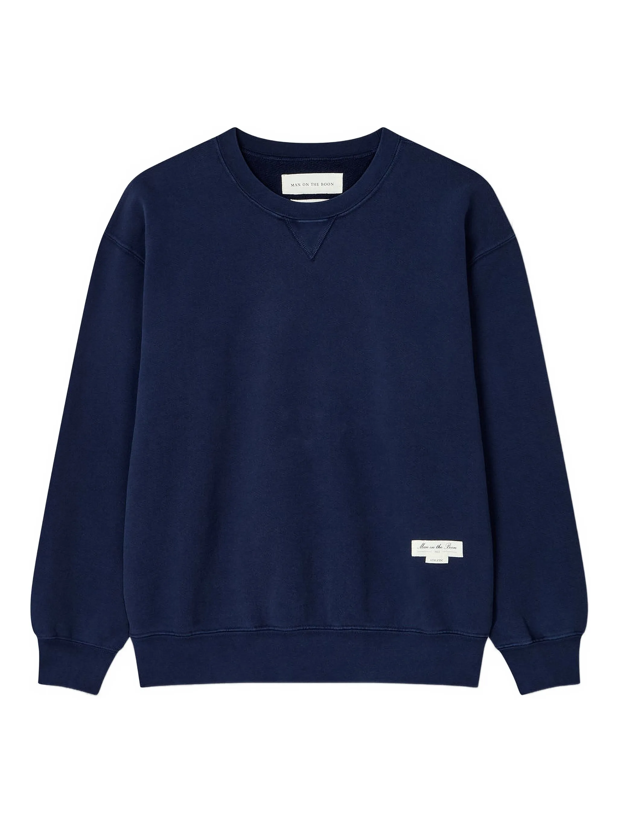 

Толстовка с круглым вырезом Man On The Boon., синий