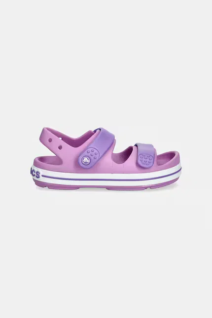 Сандалии детские регулируемые Crocs CROCBAND CRUISER SANDAL, фиолетовый — фото 2