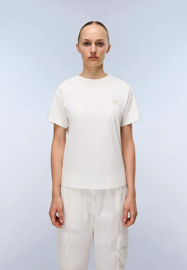 

Базовая футболка нины Napapijri, White Heron, Белый, Базовая футболка нины Napapijri, White Heron