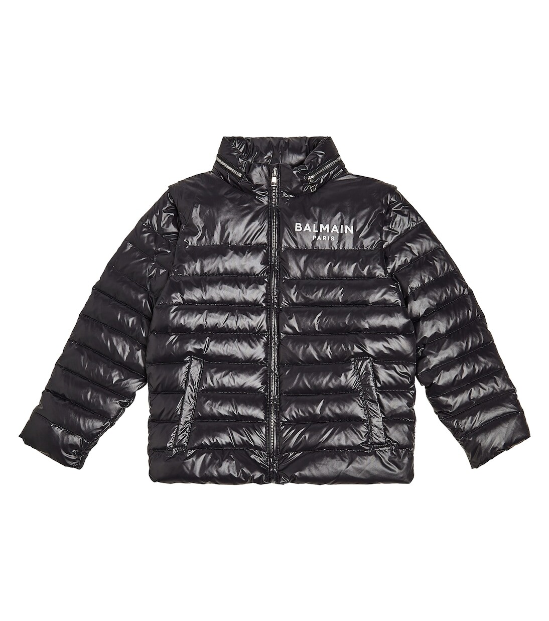 

Стеганая куртка-пуховик Balmain Kids, мультиколор
