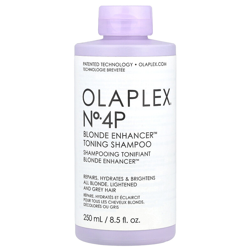

Olaplex, Тонизирующий шампунь № 4P Blonde Enhancer , 250 мл (8,5 жидк. унц.)