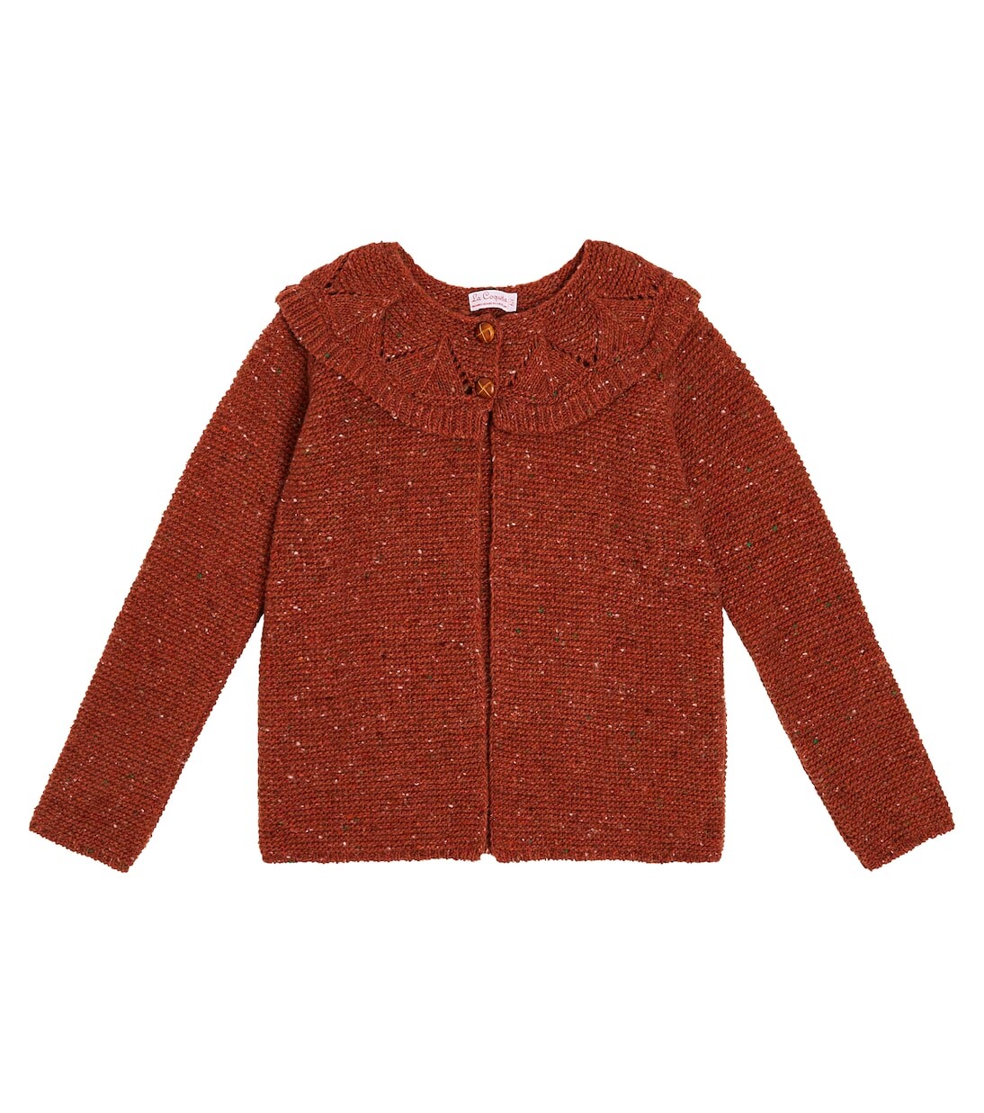 

Кардиган baena из смесовой шерсти La Coqueta, розовый