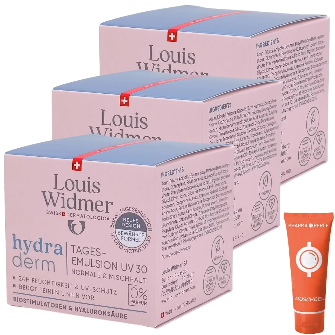 Эмульсия ‎Pharma Perle — Дневная Louis Widmer Hydraderm UV30 без запаха, Pharma, 50 мл — фото 2