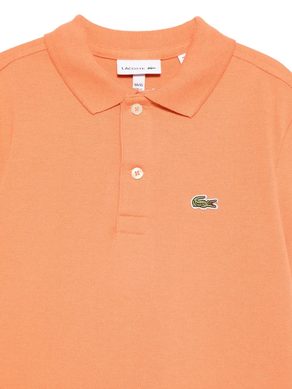 Рубашка поло из ткани пике Lacoste Kids, оранжевый — фото 3