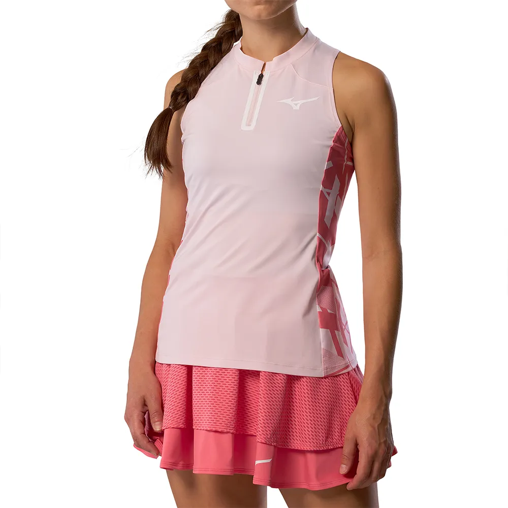 

Футболка без рукавов Mizuno Daybreakers Printed, розовый