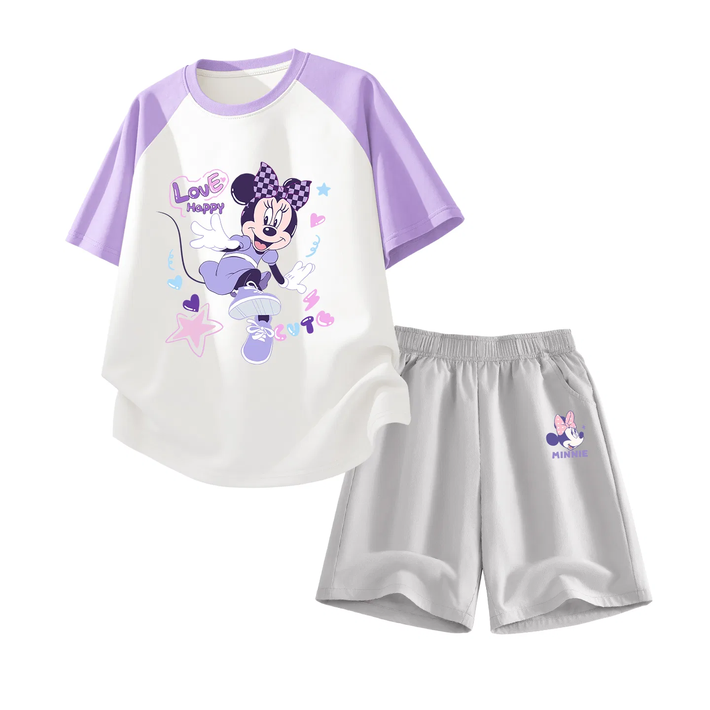 Детский спортивный костюм Casual Sportswear Disney серый/фиолетовый