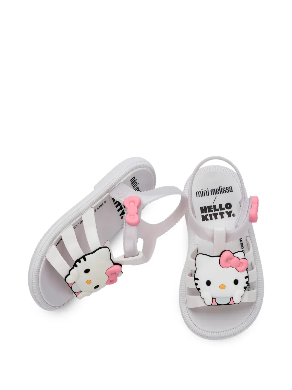 Босоножки Hip из коллаборации с Hello Kitty Mini Melissa, белый — фото 4