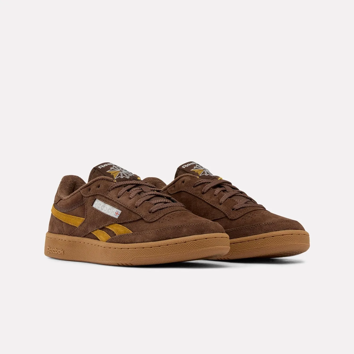 Кроссовки Reebok Unisex Club C Revenge Vintage, коричневый/золотой — фото 4