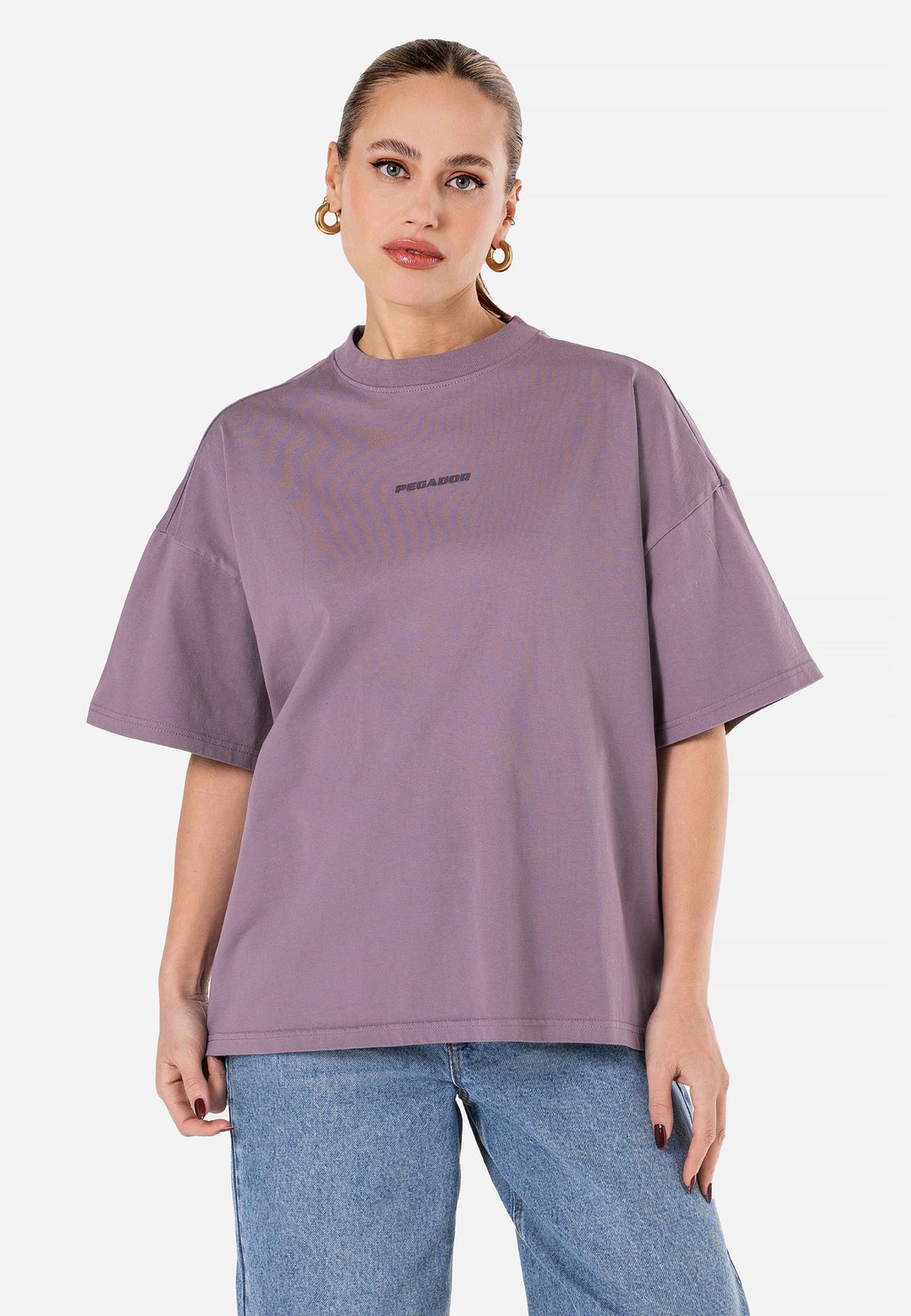 

Футболка BRACY HEAVY OVERSIZED TEE Pegador, сиреневый