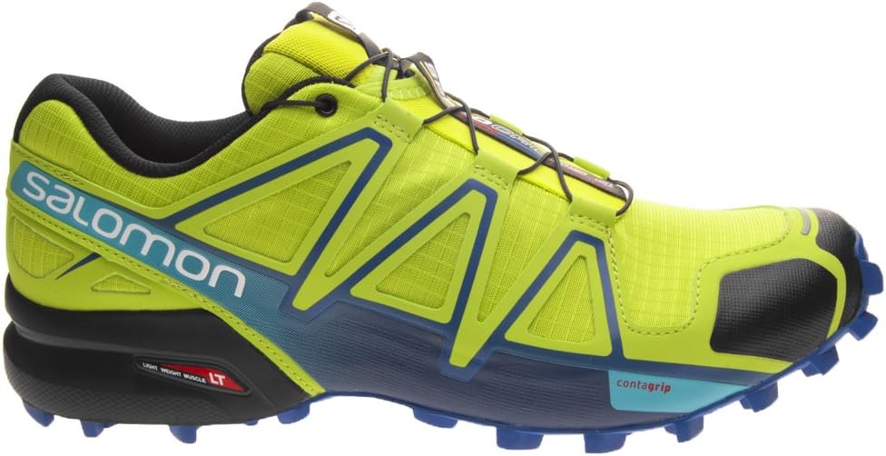Мужские кроссовки для трейлраннинга Salomon Speedcross 4, салатовый — фото 3