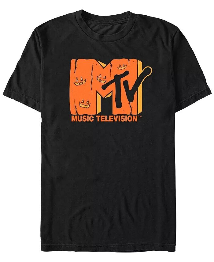 

Мужская футболка с короткими рукавами и логотипом MTV Jack Fifth Sun, черный