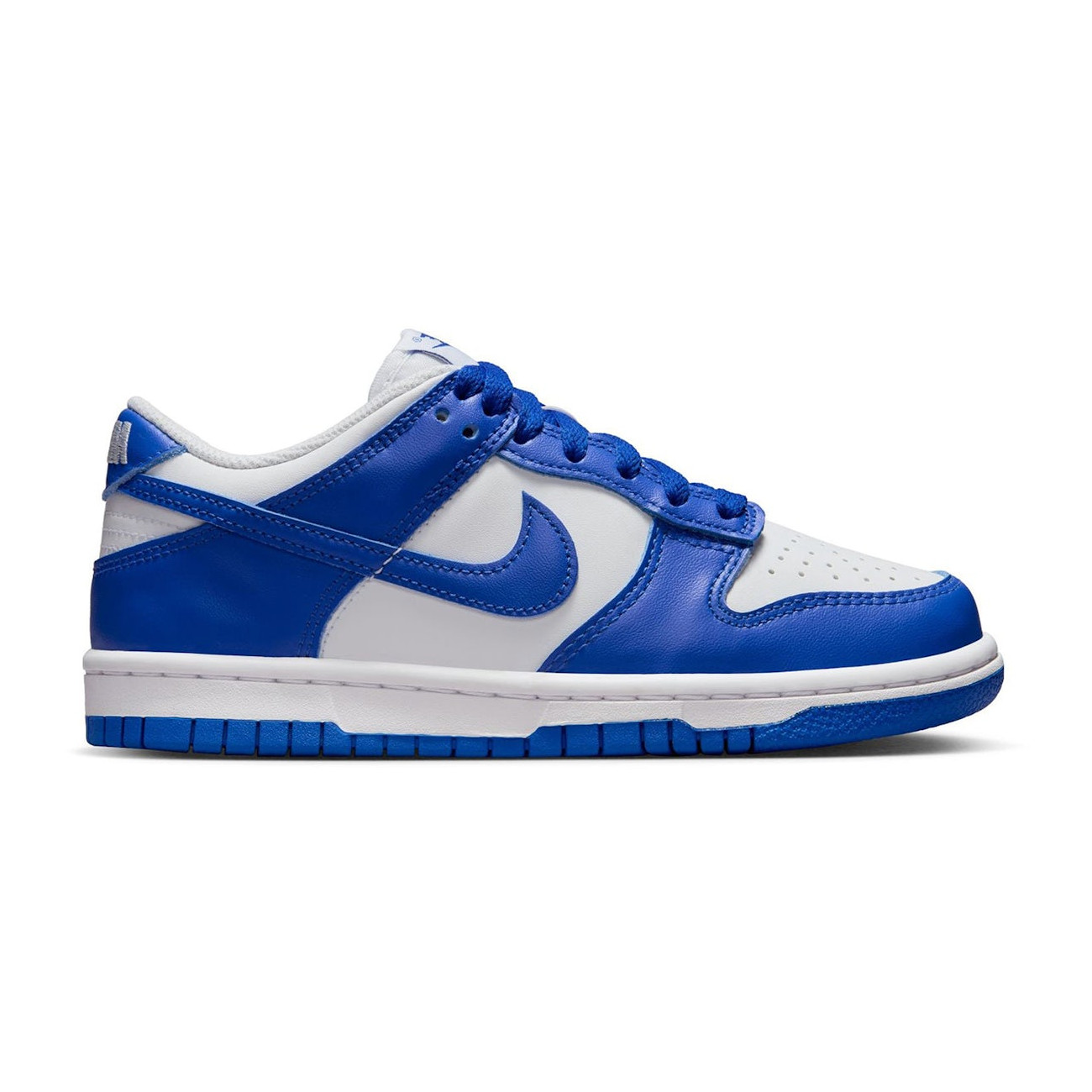 Nike Dunk устойчивые к истиранию низкие детские скейтбординг кроссовки white blue для подростков — фото 4