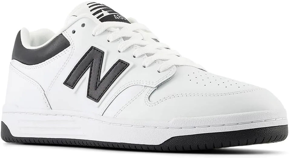 Мужские кроссовки New Balance 480 V1, белый/черный — фото 2