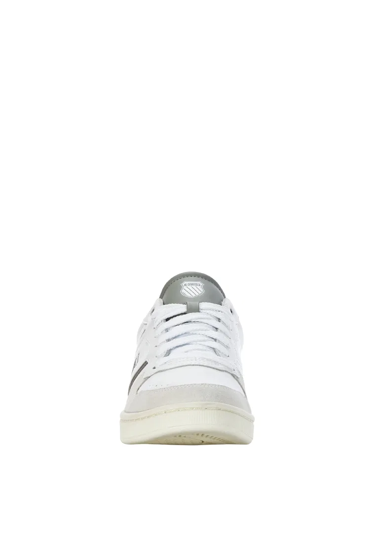 Кроссовки мужские LOZAN MATCH LTH, кожаные K-Swiss, белый/зеленый — фото 4