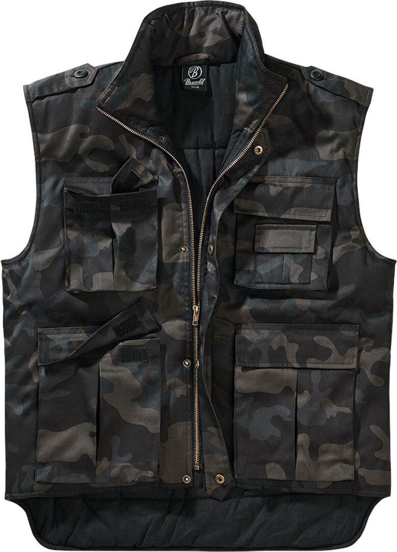 

Куртка Brandit Ranger Vest, темный кмуфляж, Серый, Куртка Brandit Ranger Vest, темный кмуфляж