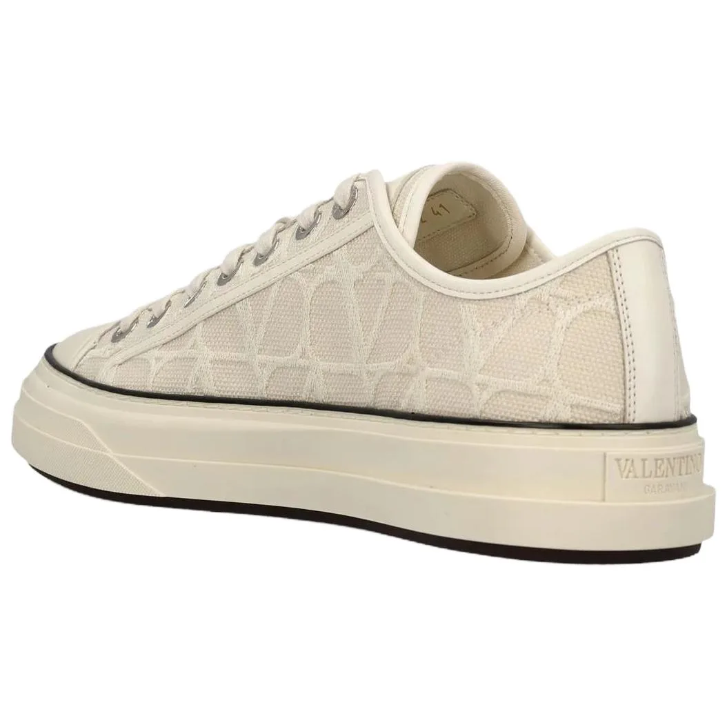 Valentino Кроссовки для скейтбординга мужские low top beige — фото 4